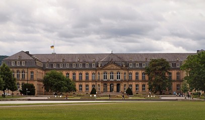 Historic architecture in Stuttgart-the new castle