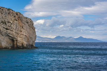 View of the Cliffs near Skinari Cape