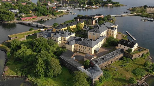 Helsinki in Finnland aus der Luft