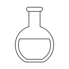 tube test laboratory isolated icon