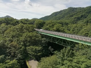 山の中の橋