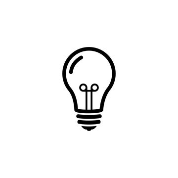 Light Bulb icon vector symbol illustration