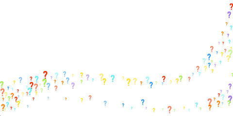 Question marks Quiz doubt survey faq public poll.