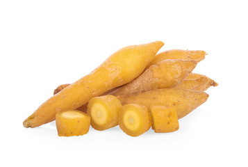 fingerroot isolated on white background.