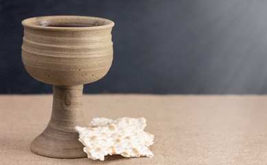 Holy Communion or Lords Supper Symbols of Jesus Christ