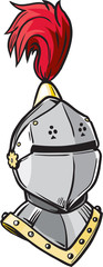 Vector Cartoon Knights Helmet