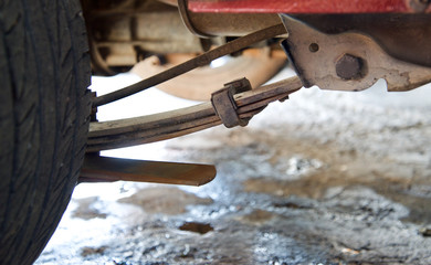 Leaf spring of the truck