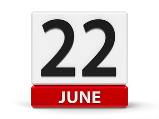 Cubes calendar 22nd June