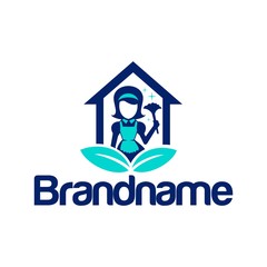 Home Maid Leaf Logo
