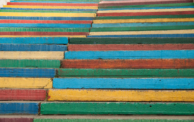 Rainbow steps are going up in the parl