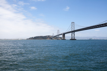 Fototapeta na wymiar San Francisco – Oakland Bay Bridge