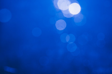 Blue abstract bokeh