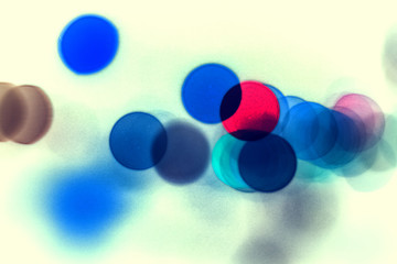 Bokeh of colorful light