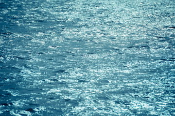 Blue water wave texture