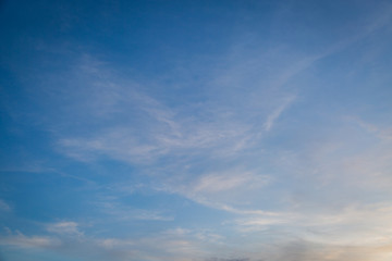 Sky and clouds before sunset