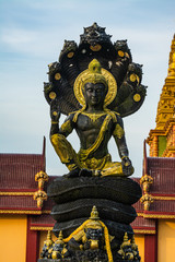 Lord Vishnu statue in a sitting position , Thailand