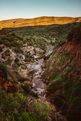Ausblick über die Wilde Landschaft von Marokko 