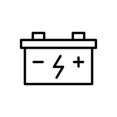 Car battery icon vector design templates