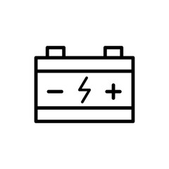 Car battery icon vector design templates
