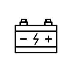 Car battery icon vector design templates