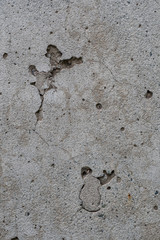 cement grey wall background texture with cracks