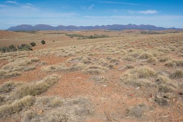 Mountain Range View from Stokes Hill Lookout, Ikara-Flinders Ranges, South Australia