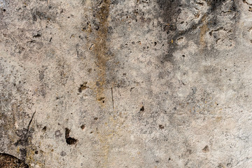 Texture of a concrete wall with cracks and scratches which can be used as a background