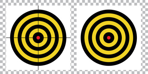 blank arrow  target blank gun target paper shooting target blank target background target paper shooting on white background vector - 277991956