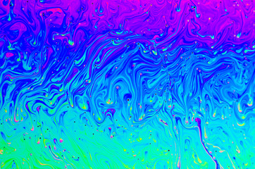 Abstract soap bubble structure