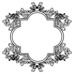 Texture of various card, feature beautiful floral frame. Vector