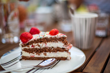 Kuchen - Torte - Erdbeer - Geburtstag