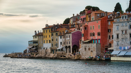 Beautiful city Rovinj in Croatia