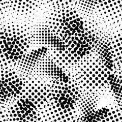 Modern halftone background meaningful dots Abstract futuristic backdrop.