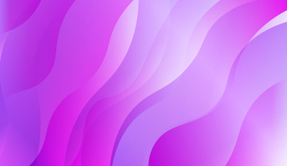 Blurred Decorative Design In Abstract Style With Wave, Curve Lines. For Creative Templates, Cards, Color Covers Set. Vector Illustration with Color Gradient.