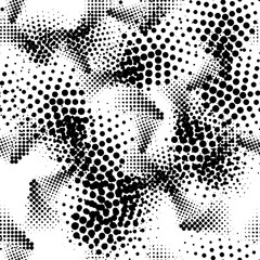 Modern halftone background meaningful dots Abstract futuristic backdrop.