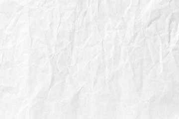 Plakat Old crumpled white paper background texture