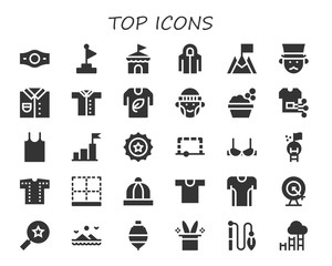 top icon set