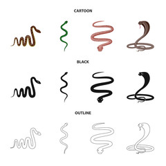 Isolated object of mammal and danger symbol. Collection of mammal and medicine stock symbol for web.