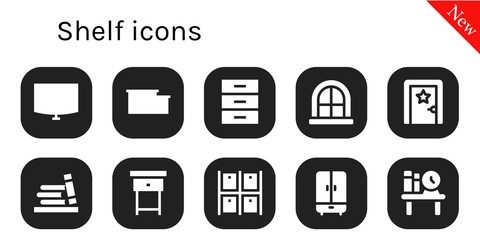 shelf icon set