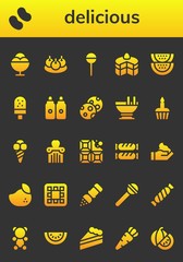 delicious icon set