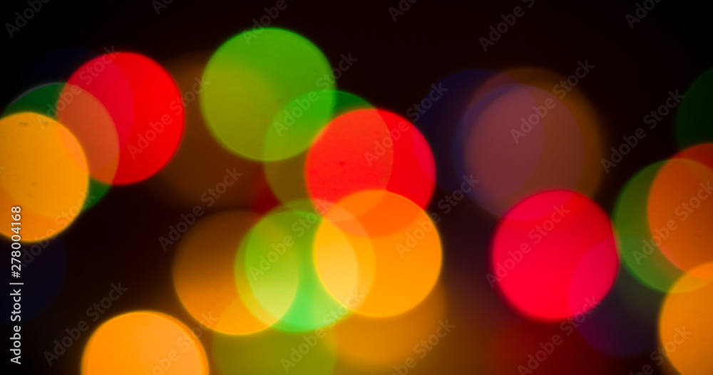 Canvas Prints lights blurred bokeh background