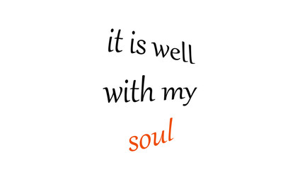 Christian faith, typography for print or use as poster, card,flyer or T shirt