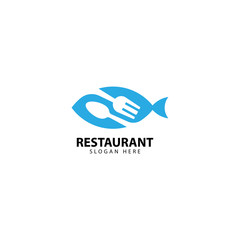 Restaurant Seafood Logo Design Icon