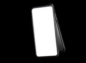 smartphone digital isolated 3d background