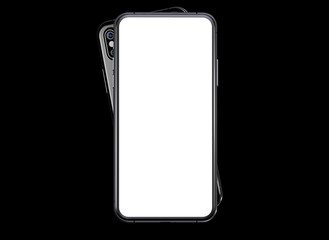 smartphone digital isolated 3d background