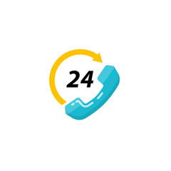 contact and support icon vector design. customer service icon design
