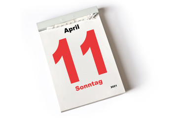 11. April 2021