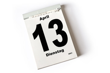 13. April 2021