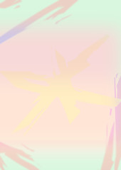 Abstraction in pastel shades