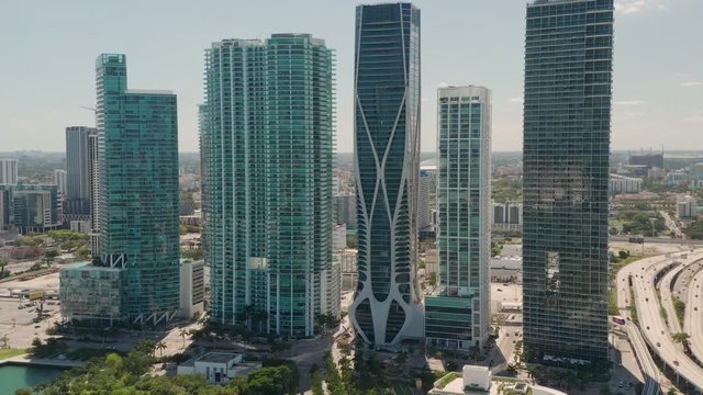 Skyscrapers in Downtown Miami, Florida